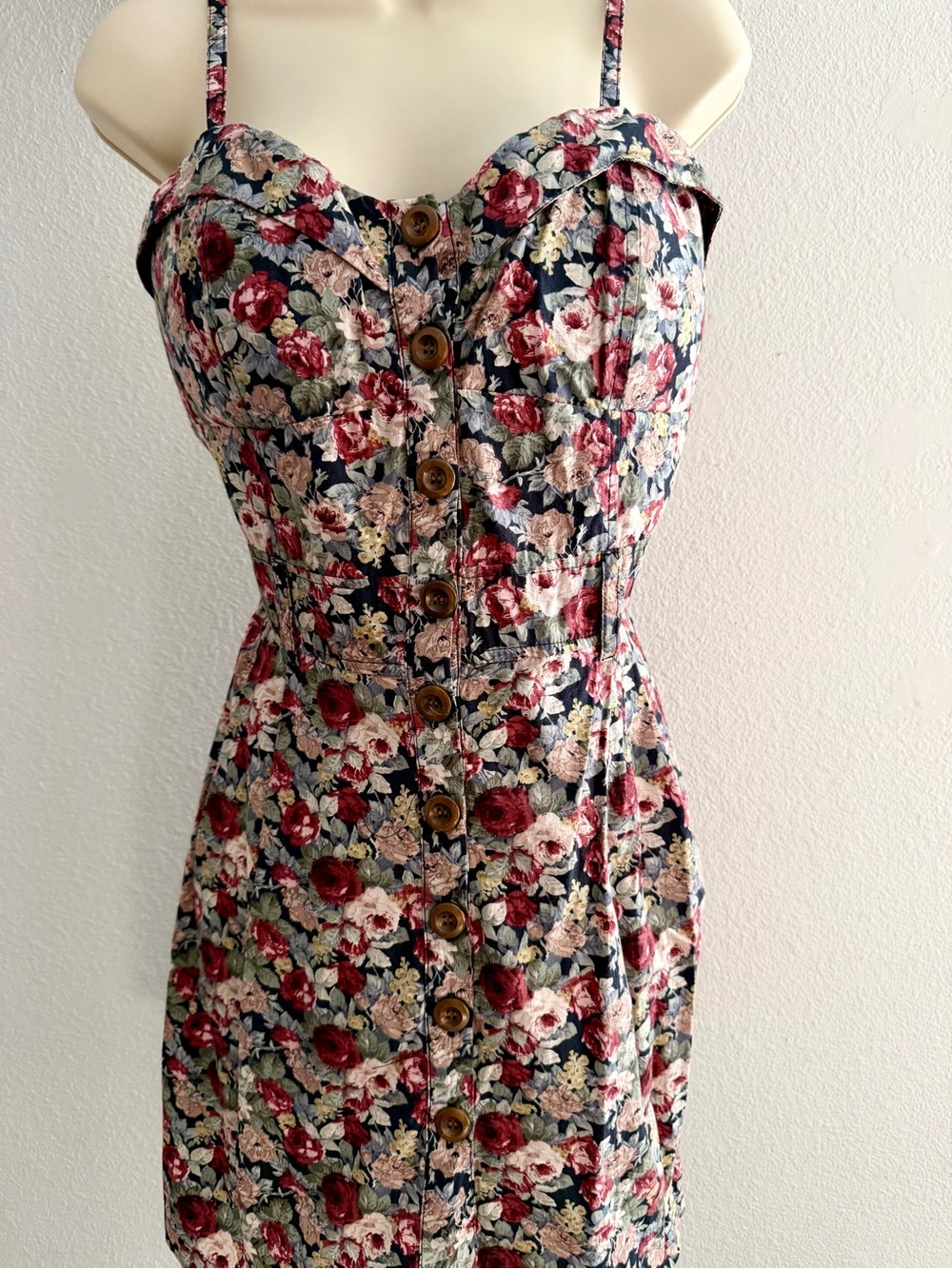 Poetry Mini Button Sundress - Picture 3 of 9